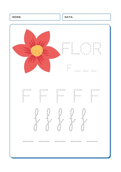 Aprendendo o Alfabeto - Letra F