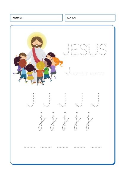 Aprendendo o Alfabeto - Letra J