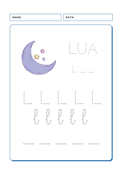 Aprendendo o Alfabeto - Letra L