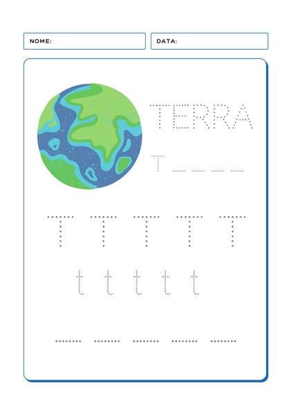 Aprendendo o Alfabeto - Letra T