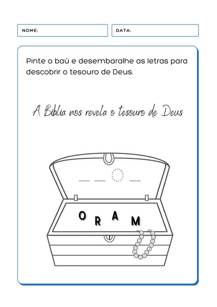 Atividades para Estudar a Bíblia