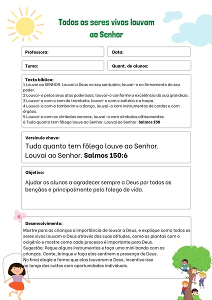 Aulas com Atividades