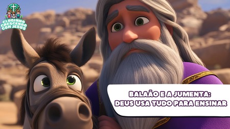 Balaão e a Jumenta - Deus Usa Tudo para Ensinar