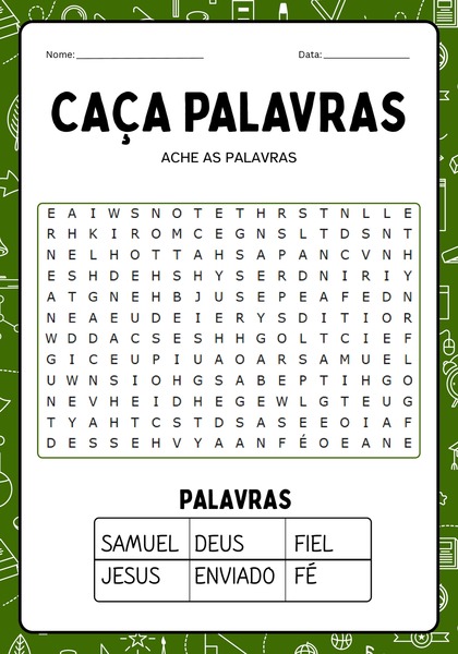 Caça-palavras - Samuel