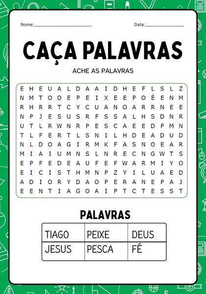 Caça-palavras - Tiago
