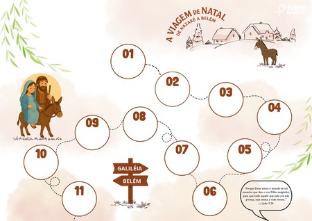 Calendário do Advento - A Viagem de Natal