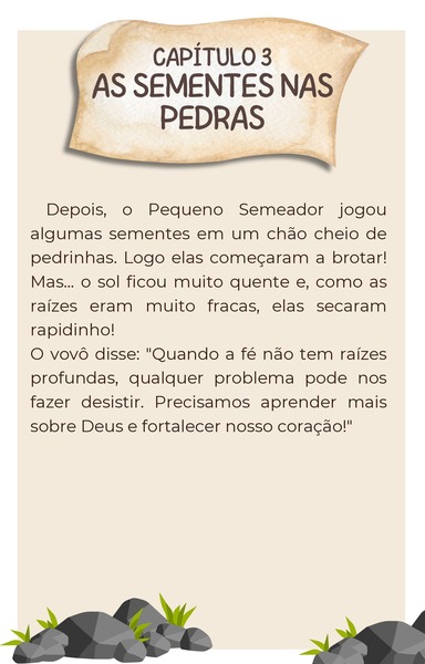 Capítulo 3 - As Sementes nas Pedras