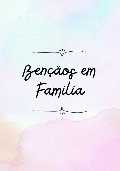 Cards - Bênçãos em Família