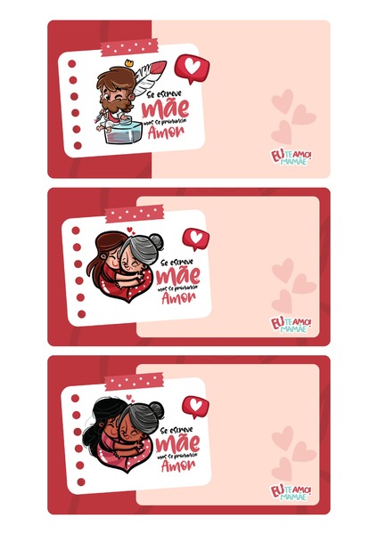Cards - Se Escreve Mãe mas se Pronuncia Amor