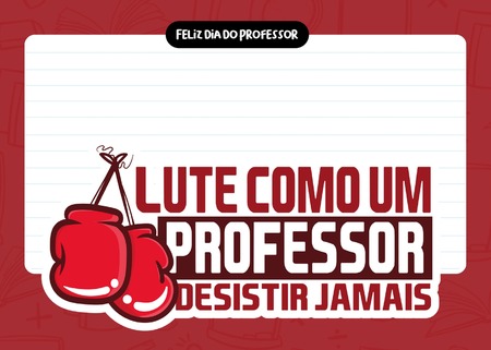 Cartão - Lute Como um Professor