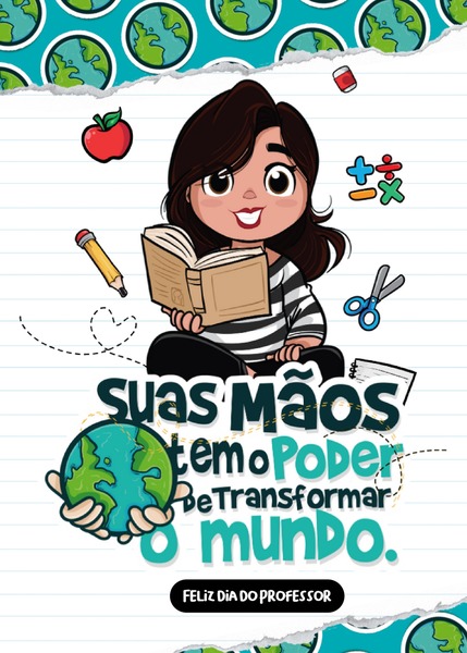 Cartão - Suas Mãos Tem o Poder de Transformar o Mundo v.2