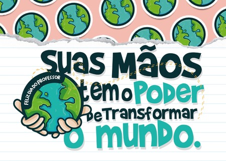 Cartão - Suas Mãos Tem o Poder de Transformar o Mundo v.3
