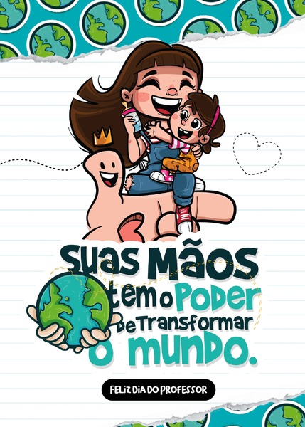 Cartão - Suas Mãos Tem o Poder de Transformar o Mundo v.4