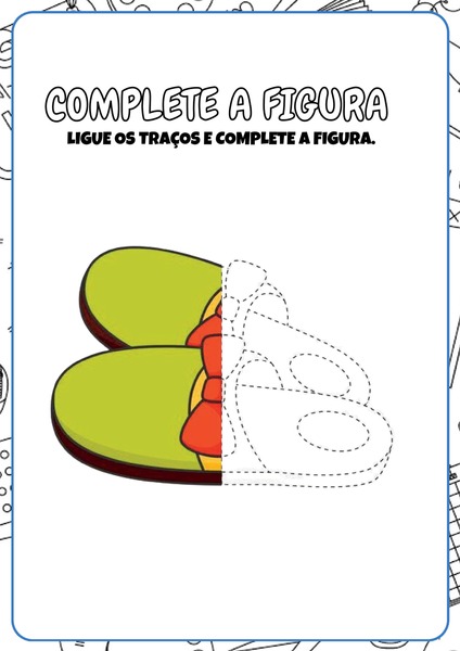 Complete a Figura - Sandálias