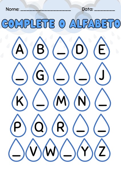 Complete o Alfabeto v.2
