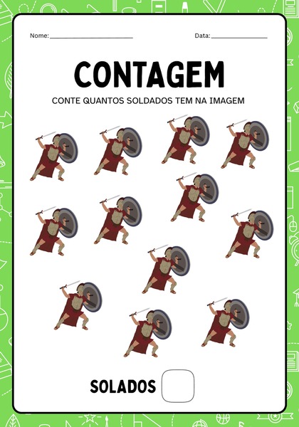 Contagem - Soldados