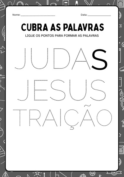 Cubra as Palavras - Judas