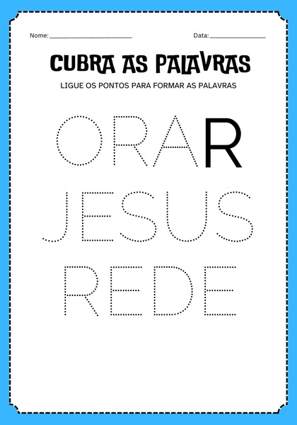 Cubra as Palavras - Parábola da Rede