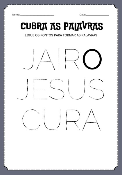 Cubra as Palavras - Ressuscitando a Filha de Jairo