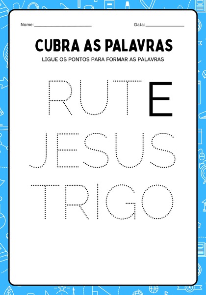Cubra as Palavras - Rute