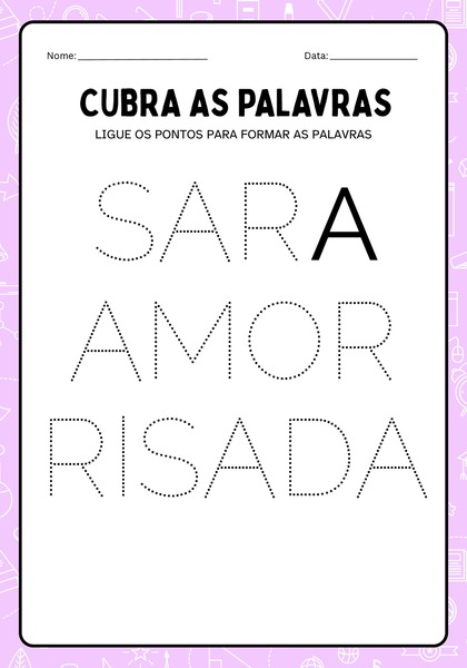 Cubra as Palavras - Sara