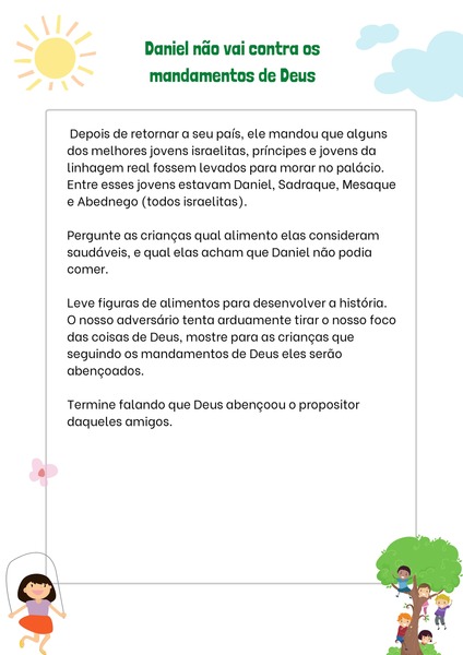 Daniel não vai Contra os Mandamentos de Deus v.2