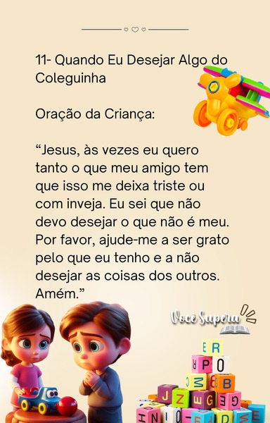 Desafio 11 - Quando Eu Desejar Algo do Coleguinha