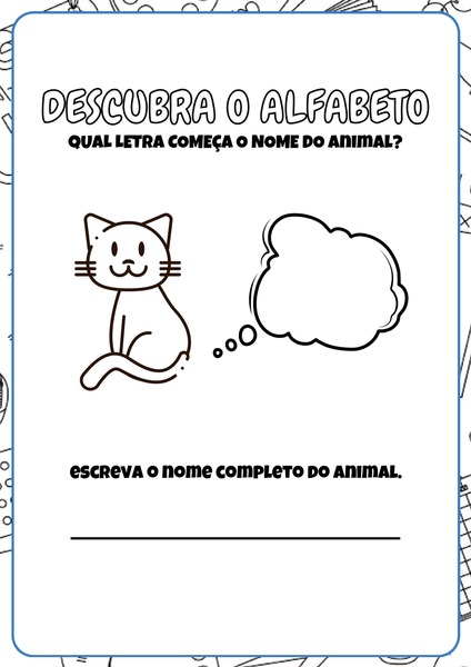 Descubra o Alfabeto - Letra G