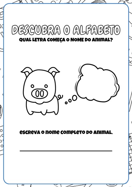 Descubra o Alfabeto - Letra P
