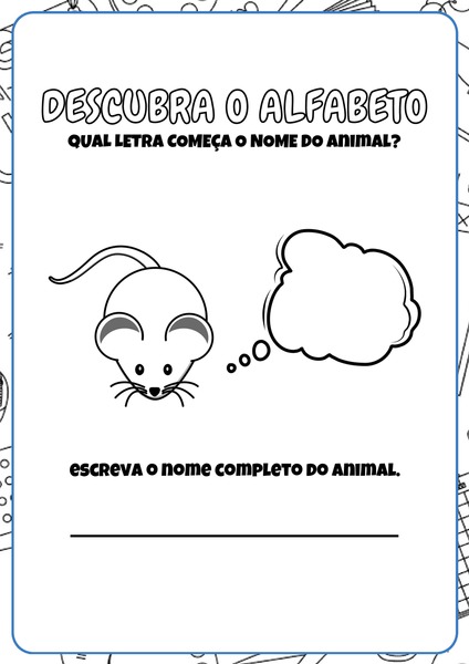 Descubra o Alfabeto - Letra R