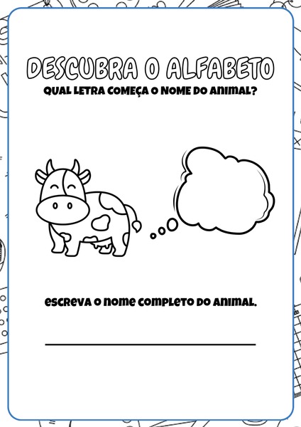 Descubra o Alfabeto - Letra V