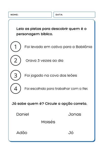 Descubra quem é o Personagem Bíblico v.2
