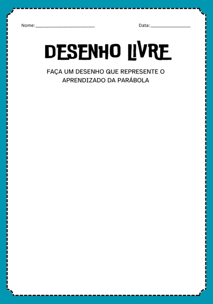 Desenho Livre - Parábola do Fermento