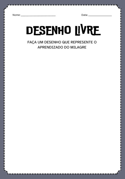 Desenho Livre - Ressuscitando a Filha de Jairo