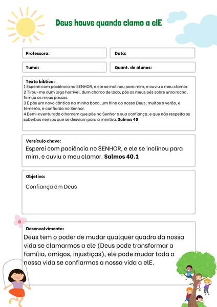 Deus Ouve Quando Clamo a Ele