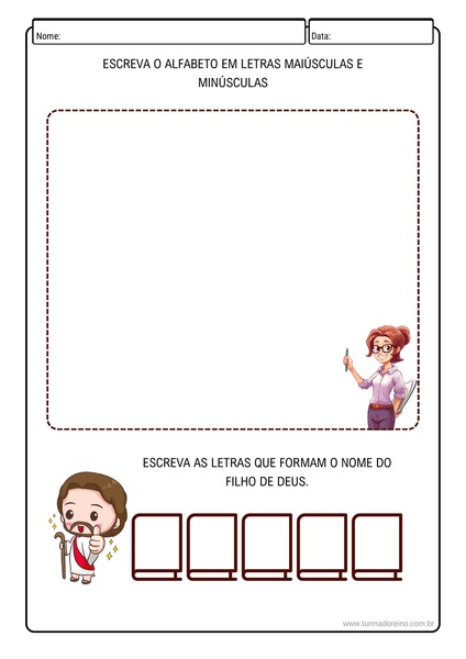 Escreva o Alfabeto