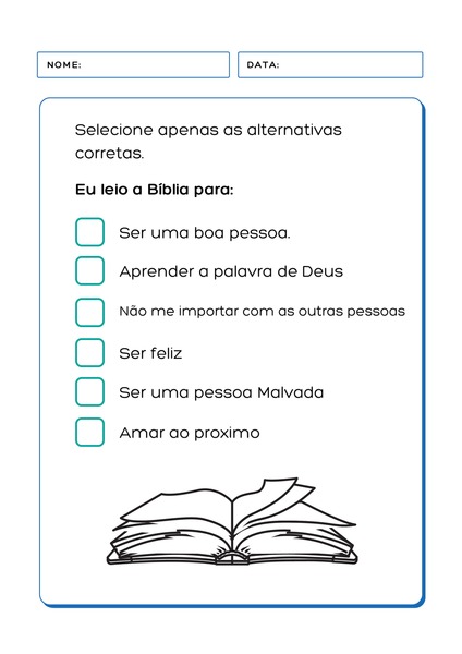 Eu Leio a Bíblia para...