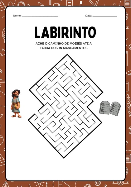 Labirinto - Leve Moisés até os Dez Mandamentos
