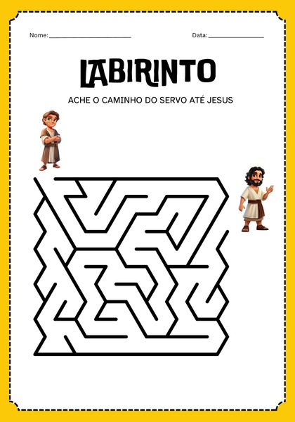 Labirinto - Leve o Servo até Jesus