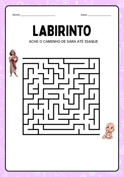 Labirinto - Leve Sara até Isaque