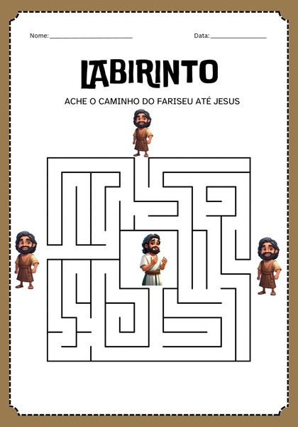 Labirinto - Parábola do Fariseu e o Publicano