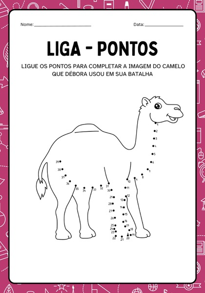 Ligue os Pontos - Camelo de Débora