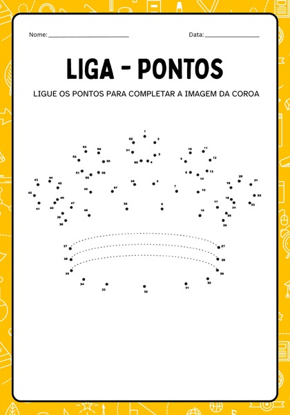 Ligue os Pontos - Coroa