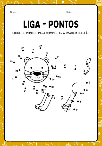 Ligue os Pontos - Leão