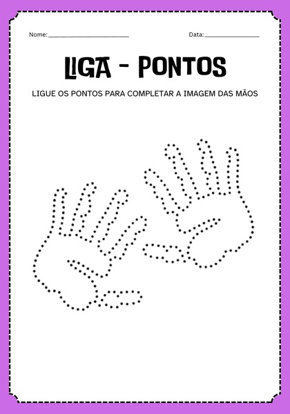Ligue os Pontos - Mãos