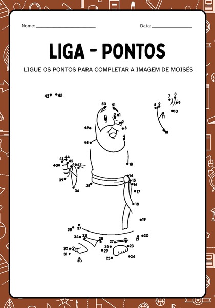 Ligue os Pontos - Moisés