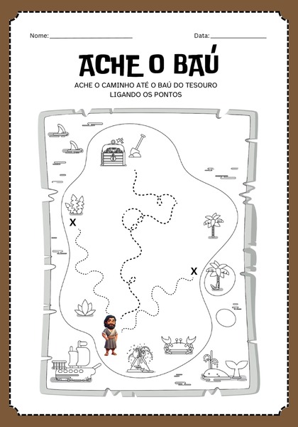 Ligue os Pontos - Tesouro Escondido