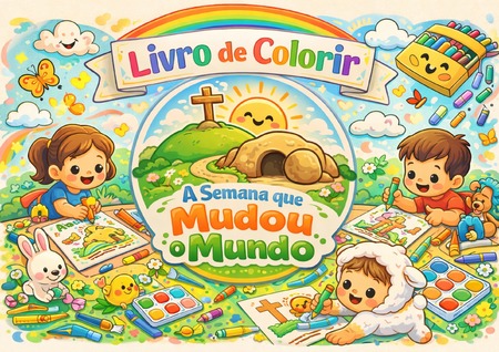 Livro de Colorir - A Semana que Mudou o Mundo