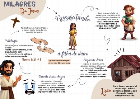 Mapa Mental - Ressuscitando a Filha de Jairo