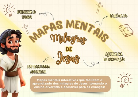 Mapas Mentais - Milagres de Jesus v.2